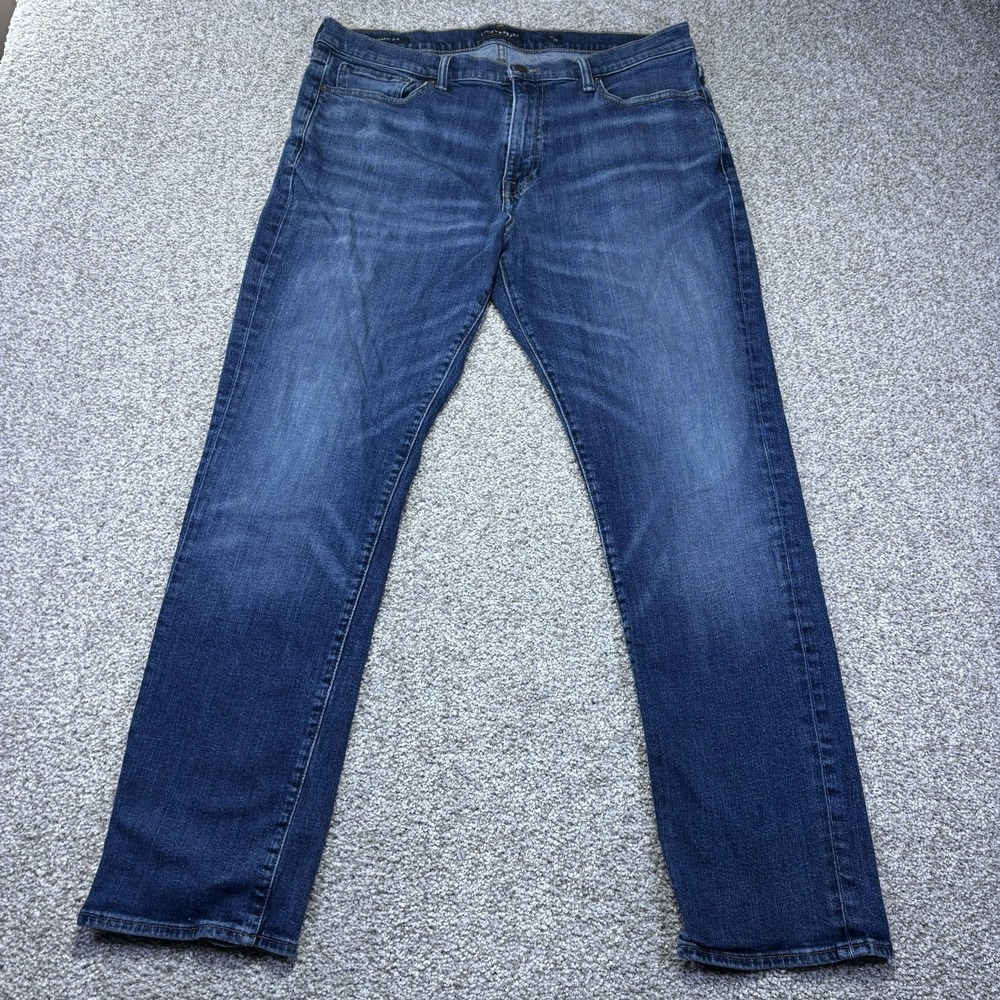 Lucky Brand 410 Athletic Slim Jeans Mens 34x30 Blue Med Wash Stretch Denim